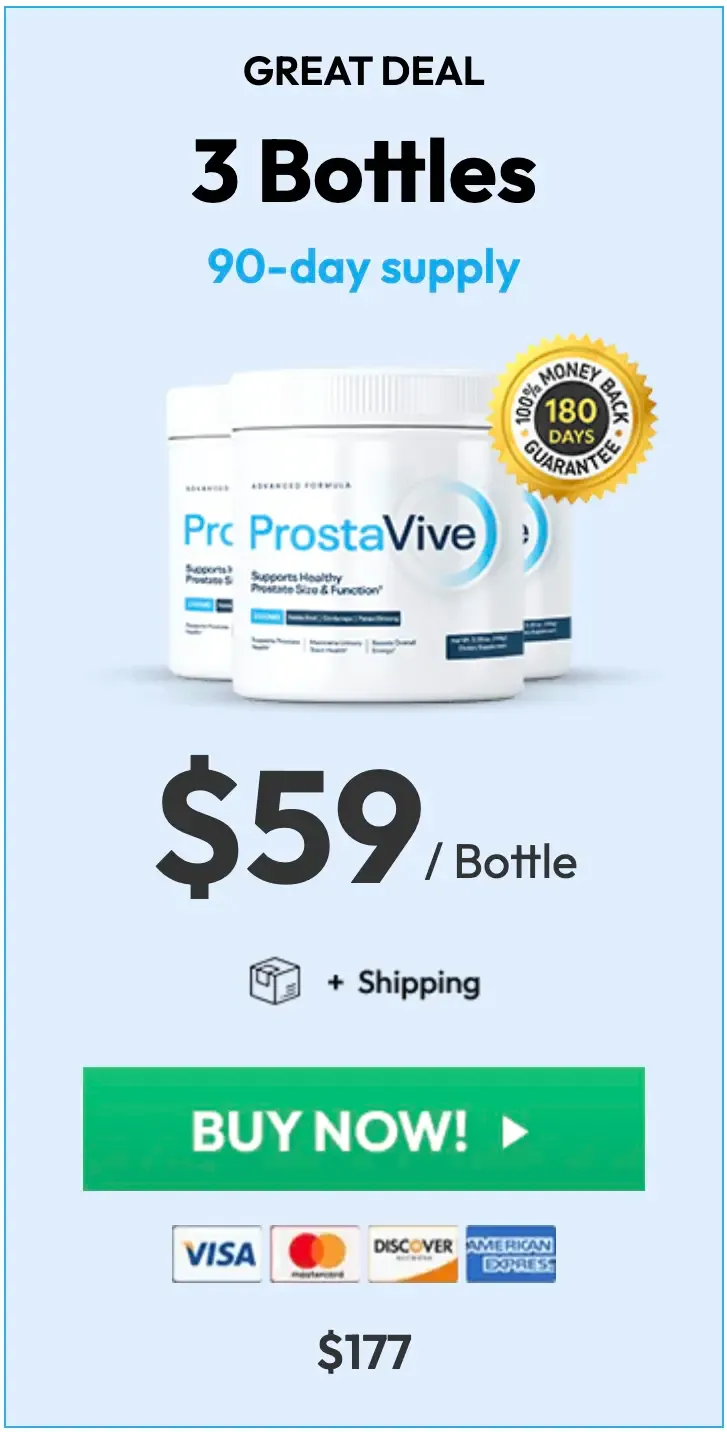 Prostavive 3 bottle pricing