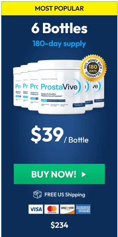 Prostavive 6 bottle pricing