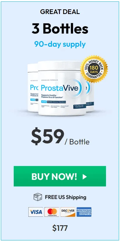 Prostavive 3 bottle pricing